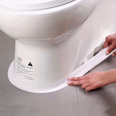 1roll waterproof mildew proof toilet caulk strip self adhesive sealing tape for kitchen bathroom bathroom waterproof tape to avoid wet kitchen sink beautiful seam stickers