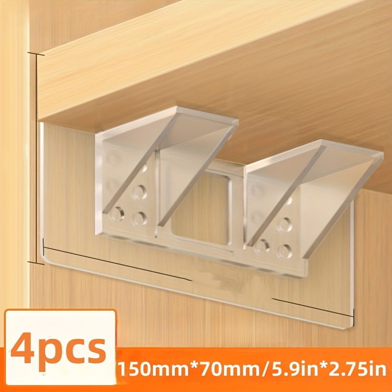 Shelf Support Peg, Clear Self Adhesive Shelves Clips For Kitchen Cabinet  Book Shelves-partition Bracket Holders Pin For Closet Clapboard Layer,  Kitchen Accessories - Temu