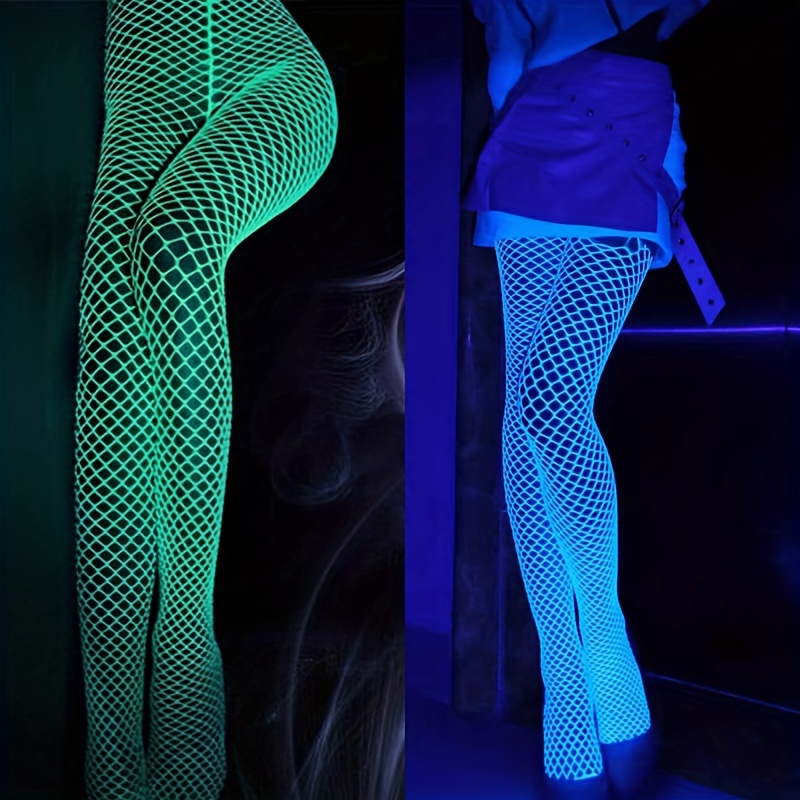 Plus Size Casual Pantyhose 0xl 2xl Women's Plus Glow In Dark - Temu Canada