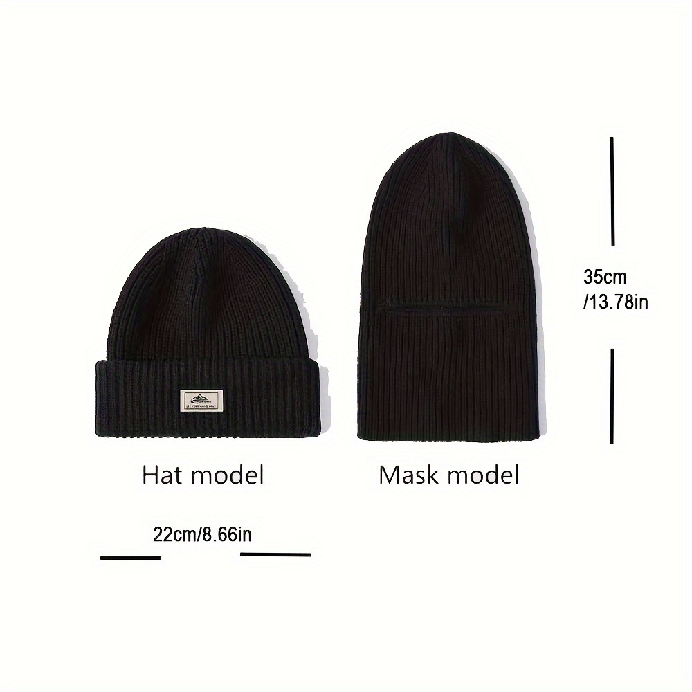 1pc Mens Outdoor Cycling Ski Hat Mask Dual Use Comfortable Thin Unisex  Style, Find Great Deals