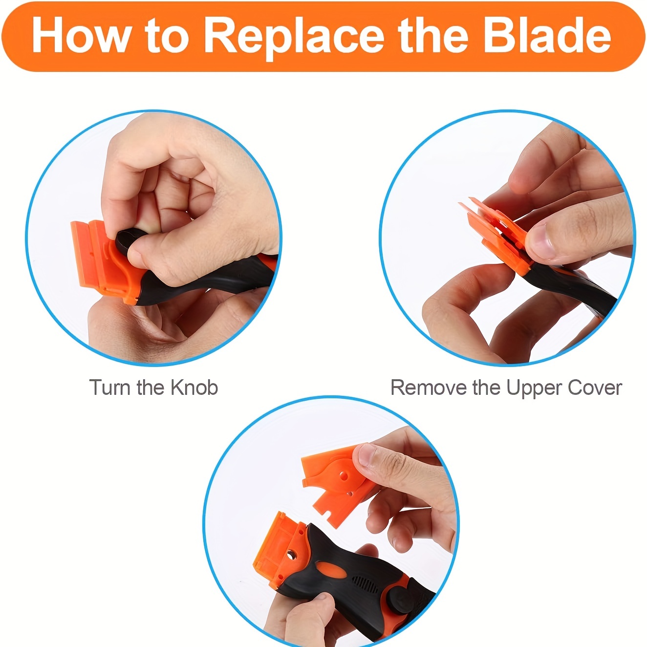 1pc Plastic Razor Blades Scraper Tool: Effortlessly Remove Wall