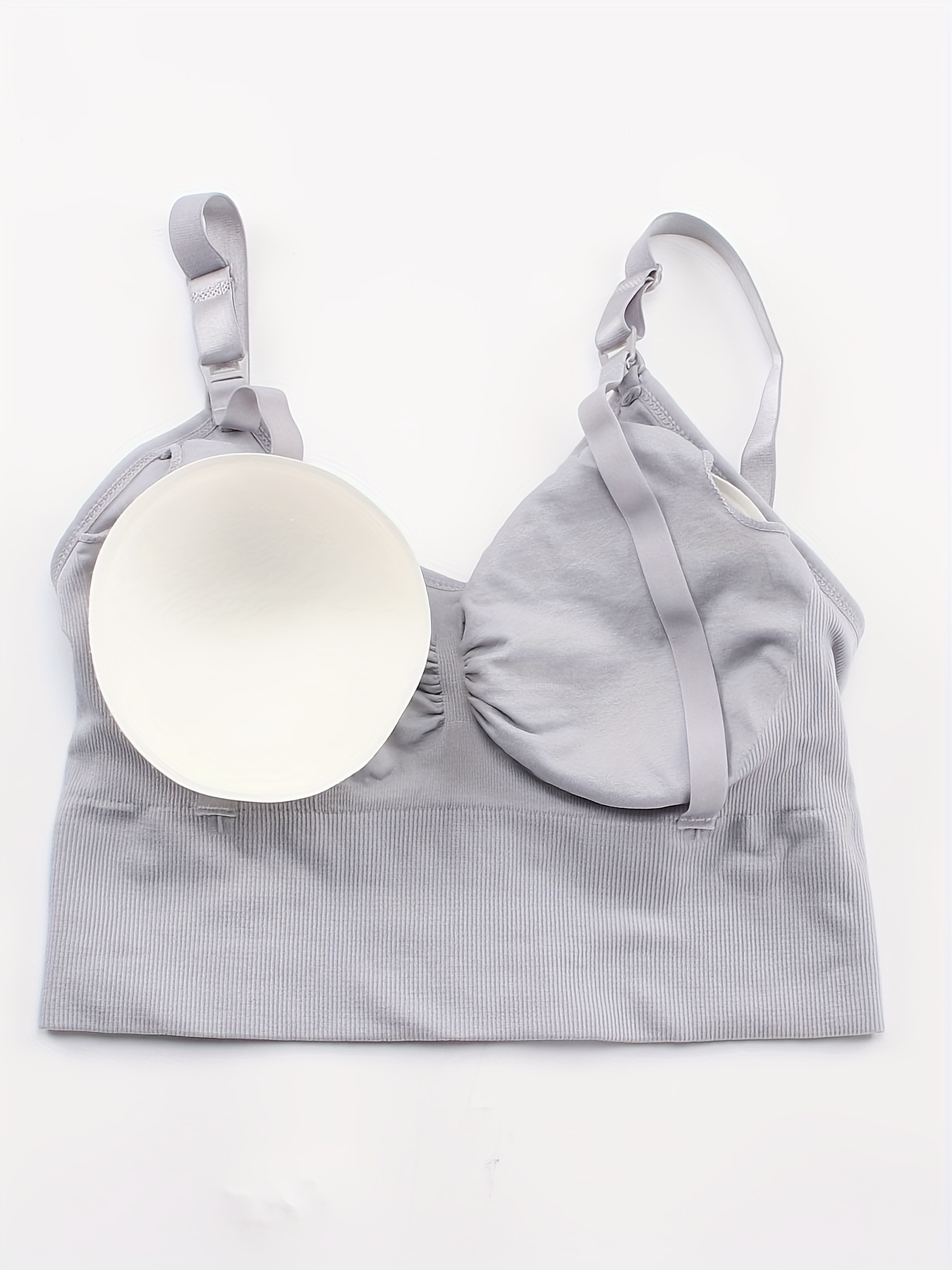 Women's Postpartum Breathable Breastfeeding Lingerie Solid - Temu Canada
