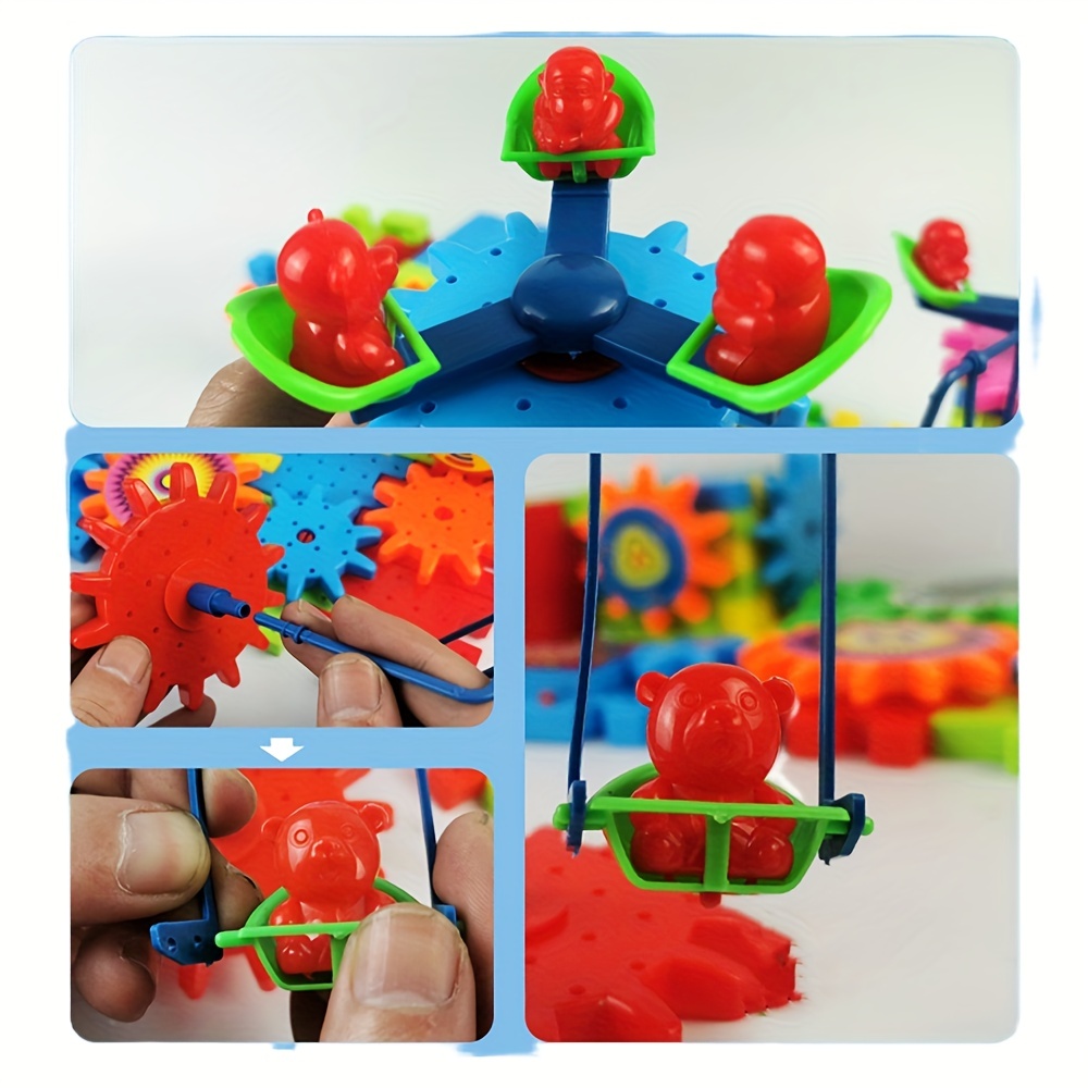conjunto variedad niños juguetes montaje empalme engranajes Temu