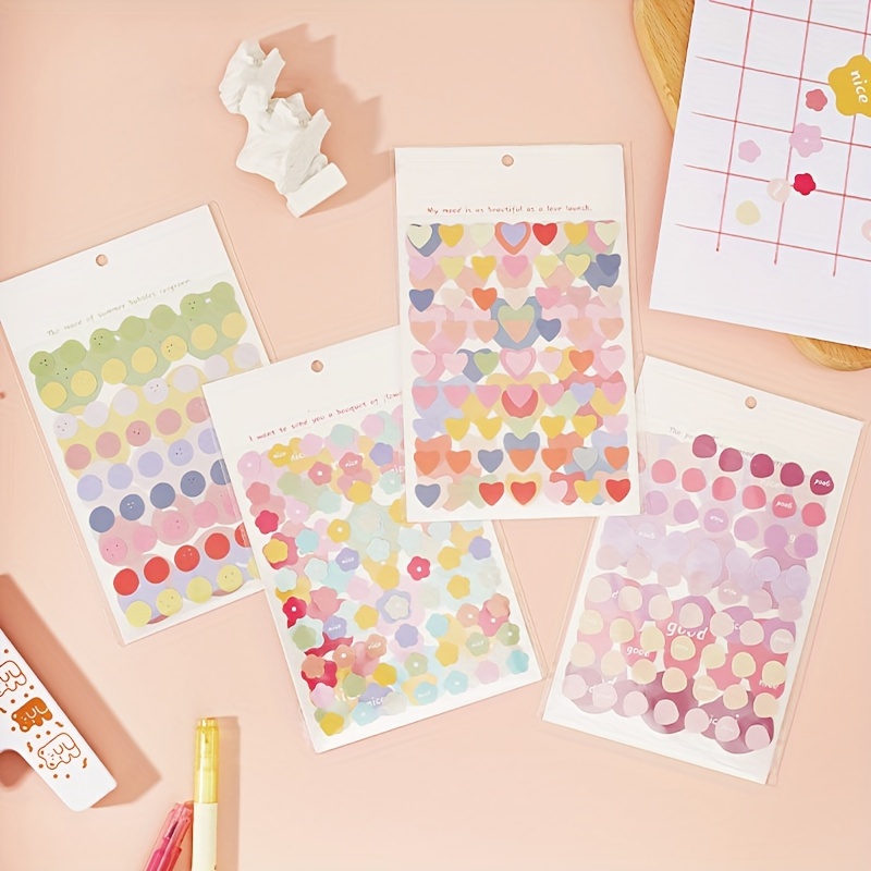 10sheets/pack Random Style Sticker, Decorative Cute Album Stickers,  Stationery DIY Material