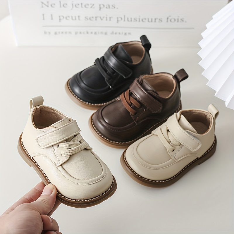 2023 Primavera Niños Niñas Moda Zapatillas Bebé Niño Pequeño Cuero