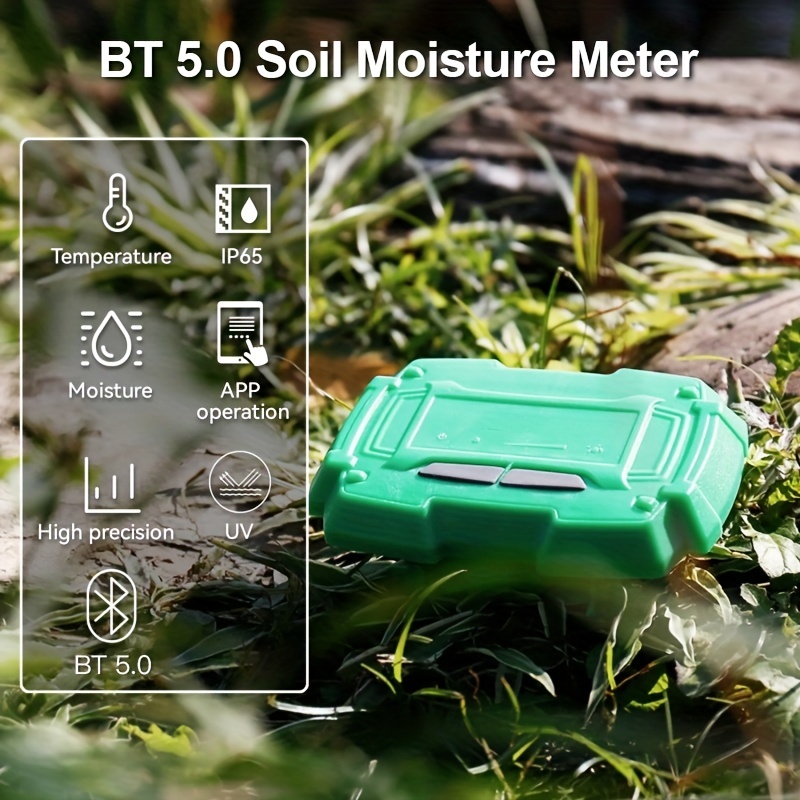 IUSEIT Soil Moisture Meter,Soil Hygrometer for Plants, Soil Water Gauge  Meter Indoor Outdoor, Soil Moisture Sensor for Garden, Lawn, Farm Plants