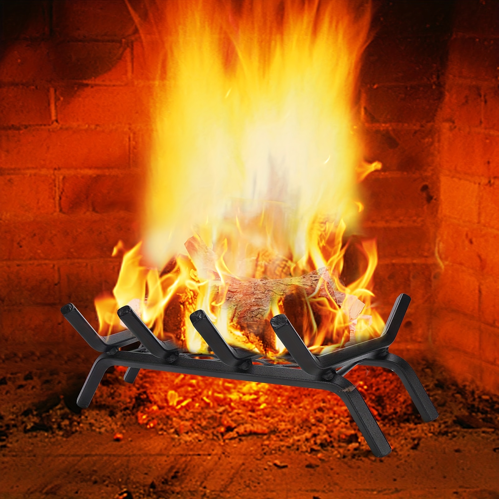  Fuelle de chimenea de leña, accesorios de chimenea para evitar  quemaduras, fuelle manual de chimenea para picnic para barbacoas : Hogar y  Cocina