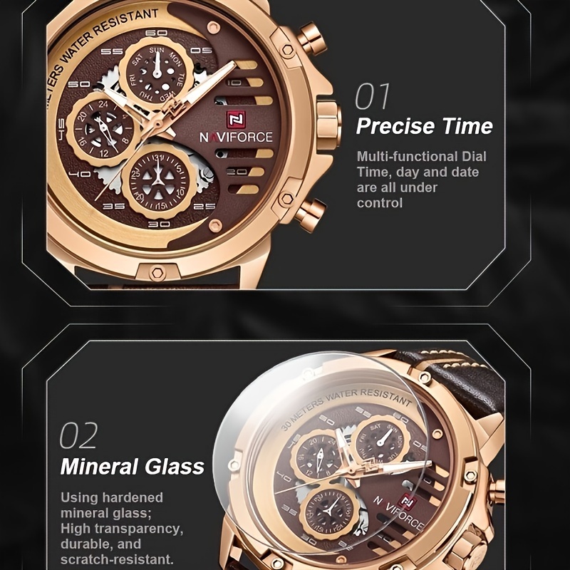 Men's Watch Quartz original Steampunk Waterproof Men's Watch