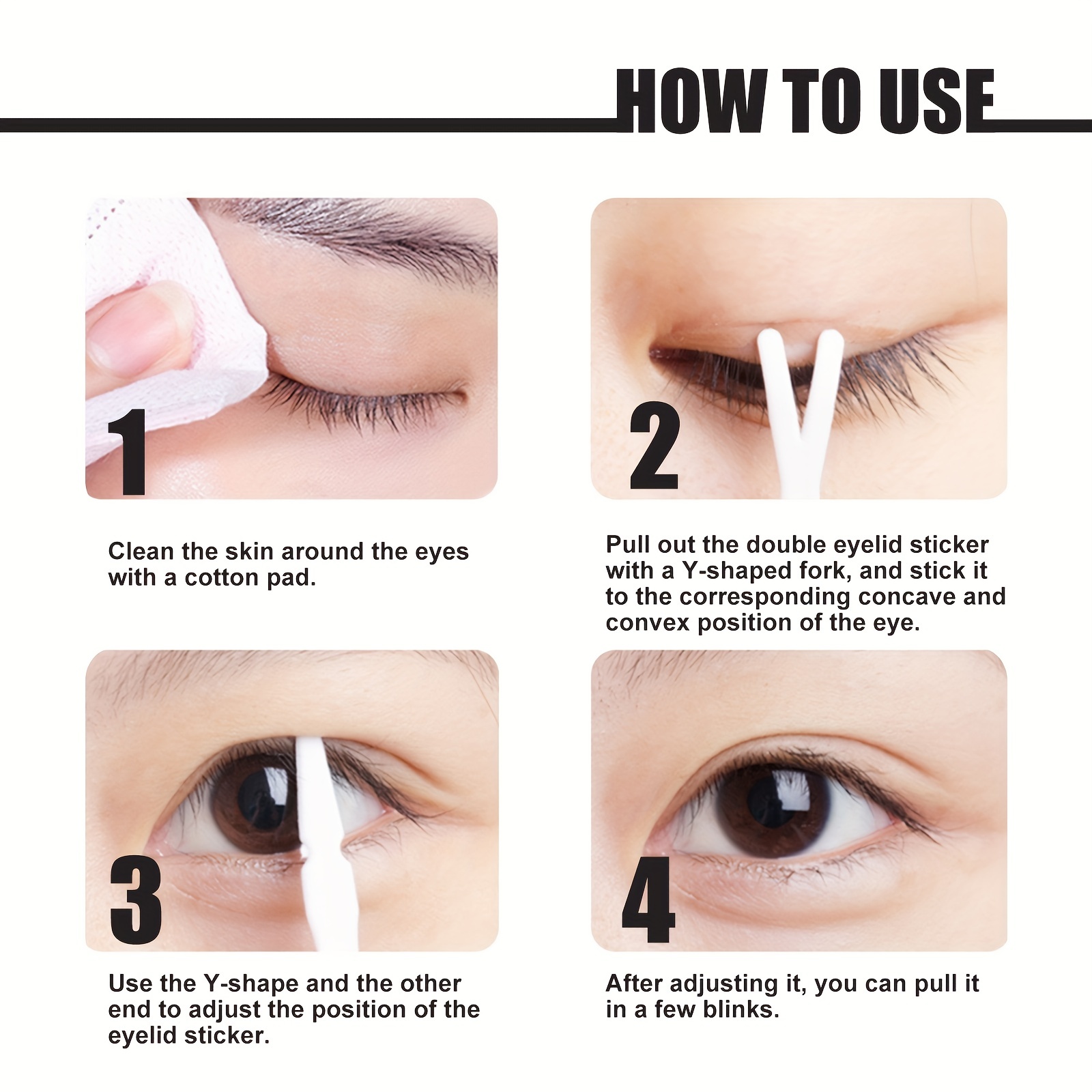 Lids By Design Eyelid Strips Breathable And Waterproof Lids By Design  Double Eyelid Strips With Fork Rods And Tweezers - Beauty & Health - Temu