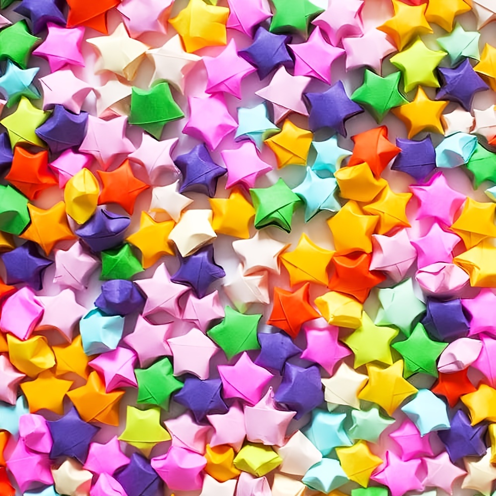 Sheets Star Origami Paper 27 Assortment Color Star Paper Strip