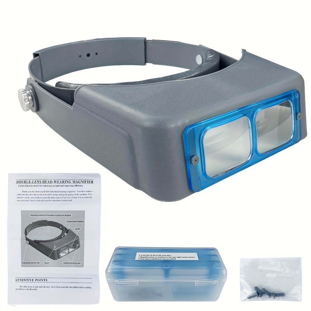 Headband Magnifier Professional Double Lens Head mounted - Temu