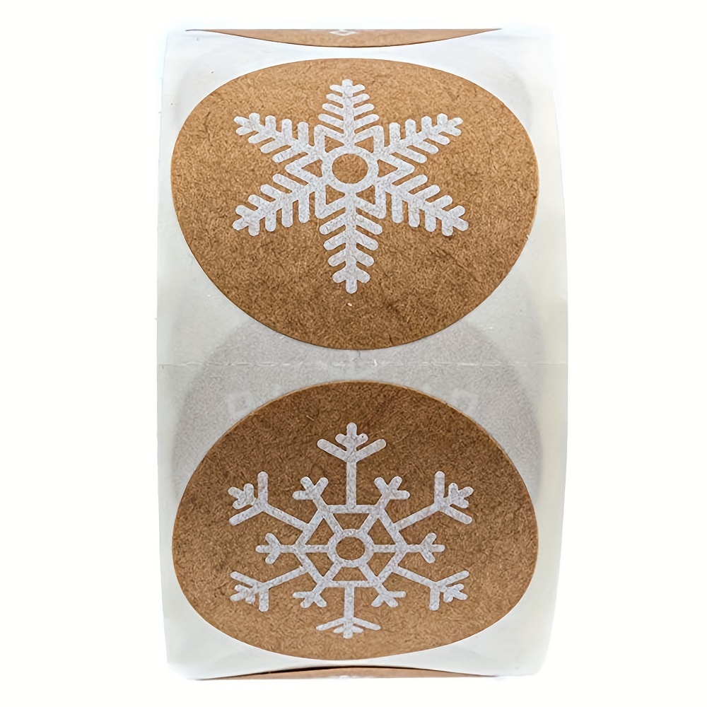 Festive Christmas Snowflake Stickers Perfect For - Temu