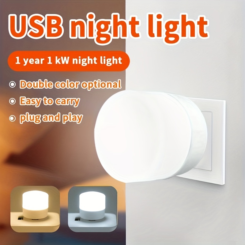 1pc usb plug led lamp portable eye protection reading light for bedroom power bank computer details 0