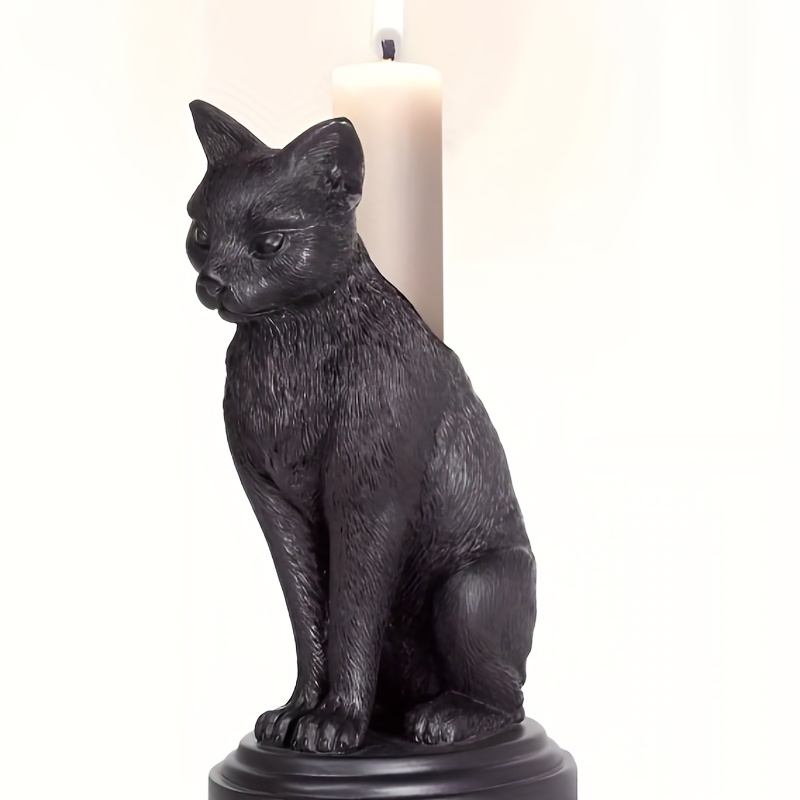 CANDLE POT Potions Home Decor Magic Cats Candles Halloween Magic Decor  Witchy Core ,cats Lover, Special Cristal Pot Gift 