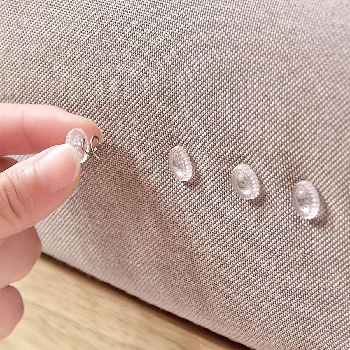 Upholstery Tacks: Clear Heads Twist Pins Slipcovers - Temu