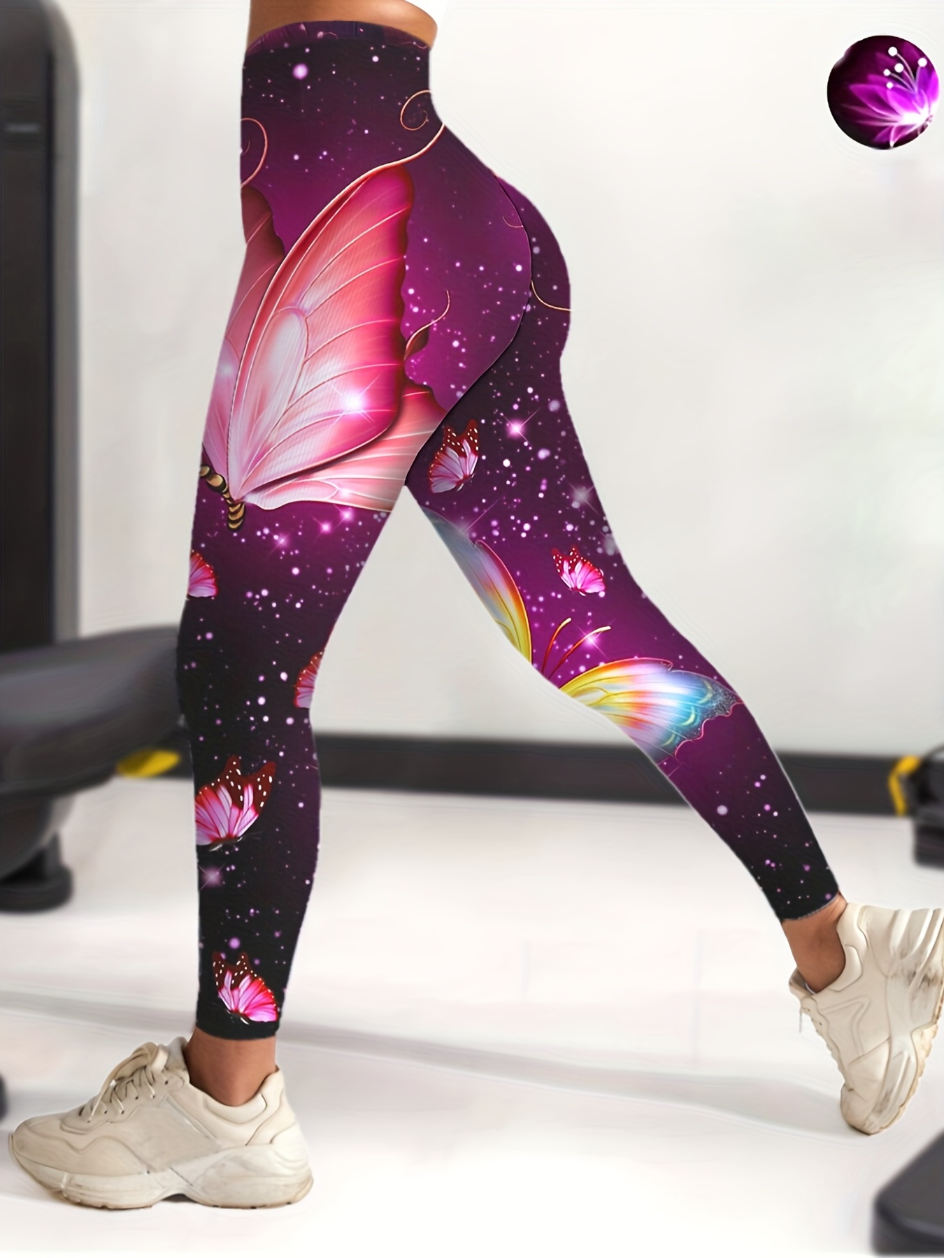 Galaxy Leggings, High Waisted Leggings for Women, Yoga Printed