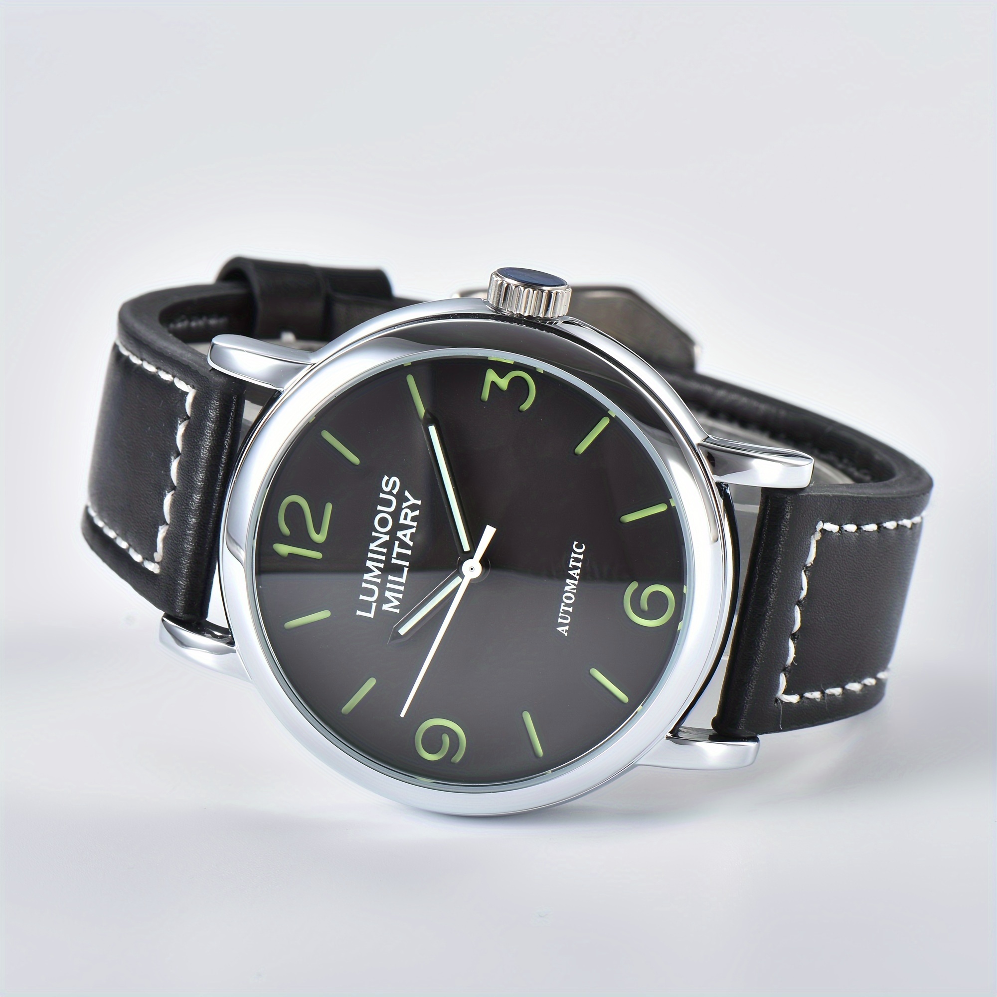 Luminous best sale military watch