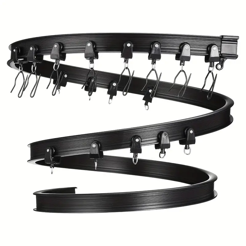 Flexible Curved Ceiling Curtain Track