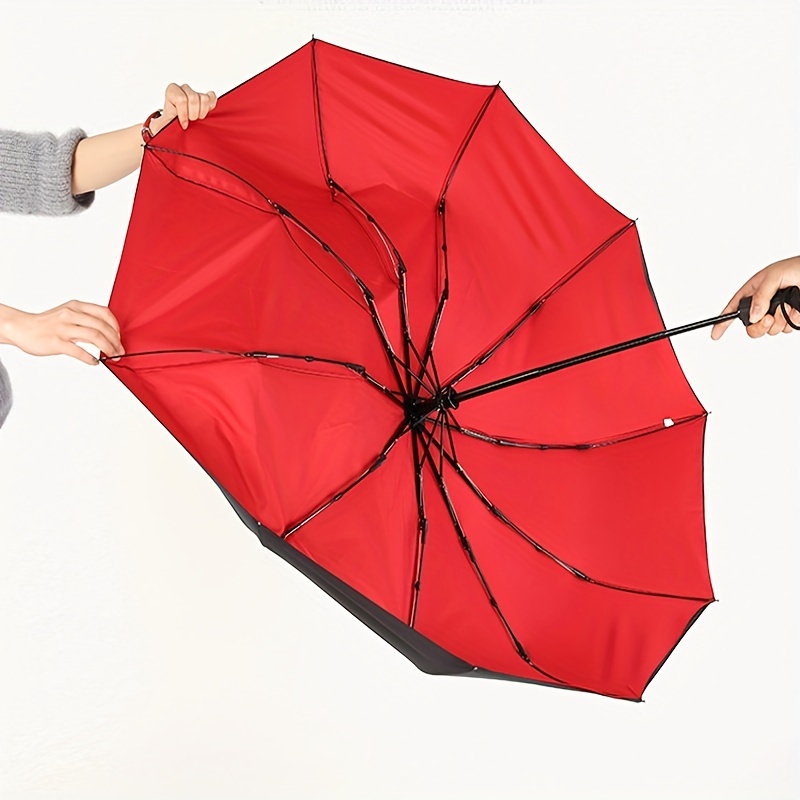 MALPLENA - Paraguas de Caza con diseño de Ciervo y Bosque otoñal y Apertura  automática, portátil, para Hombres y Mujeres, opción de Regalo : :  Moda