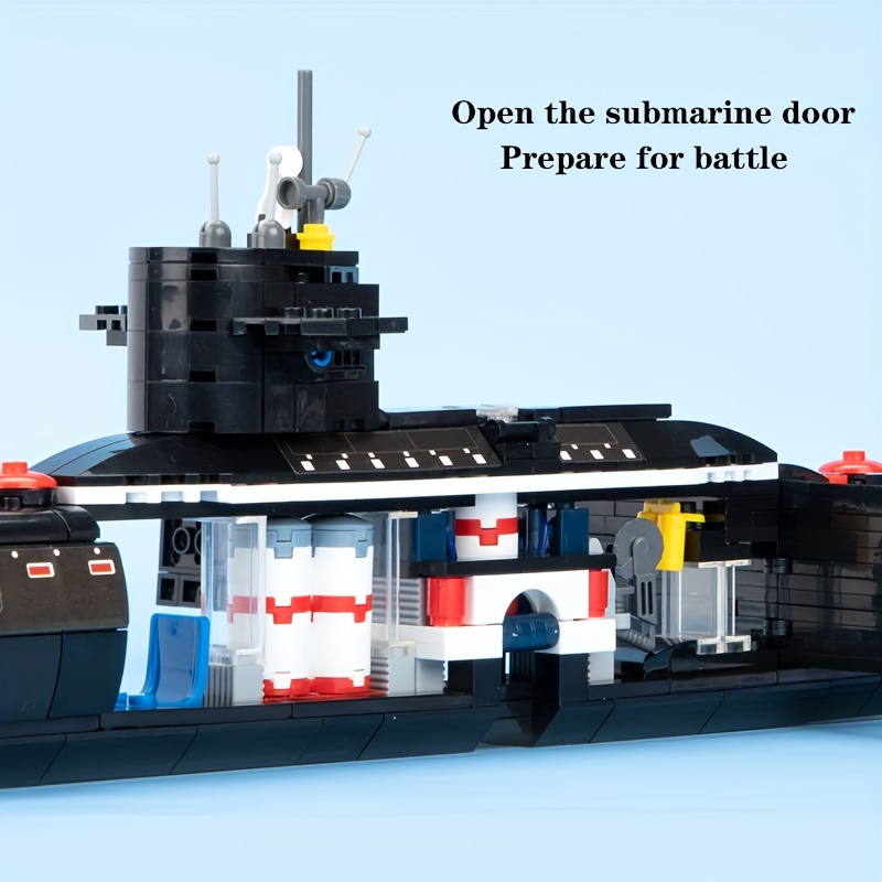 519pcs Classic 094 Strategic Nuclear Submarine Building Blocks Set