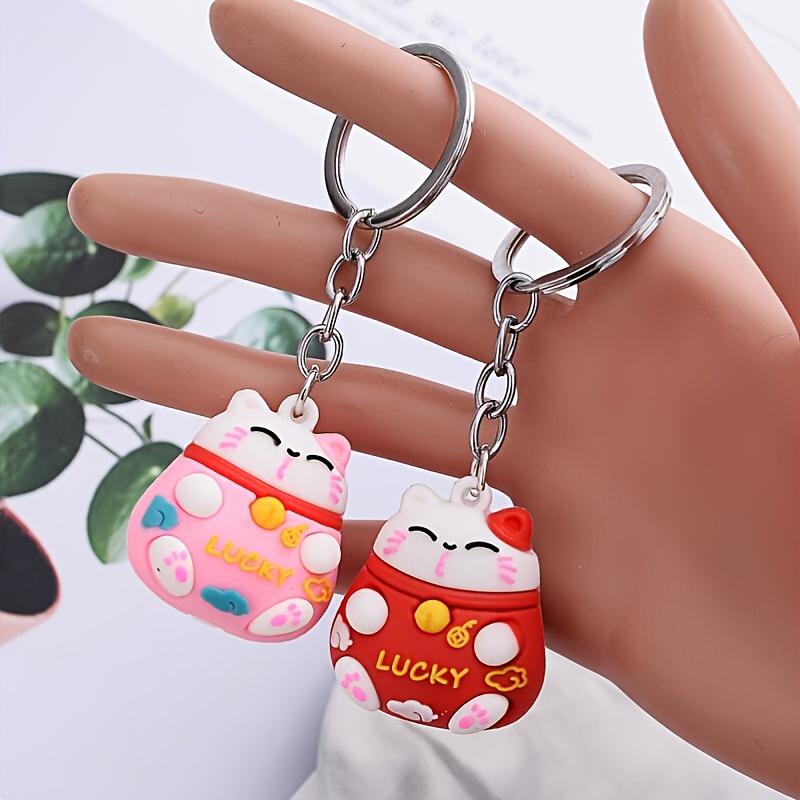 Lucky on sale cat keyring