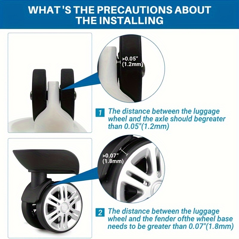 Couvre-roues de bagages en Silicone, 4 pièces, augmente la Friction, réduit  le bruit, protection des roues de bagages, couverture de roue de valise