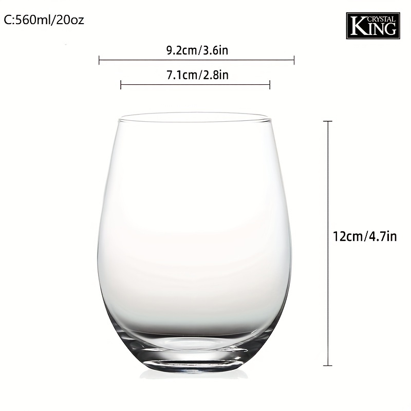 Copas de vino Set de 4. Cristal · Bicos Incolor producidad por