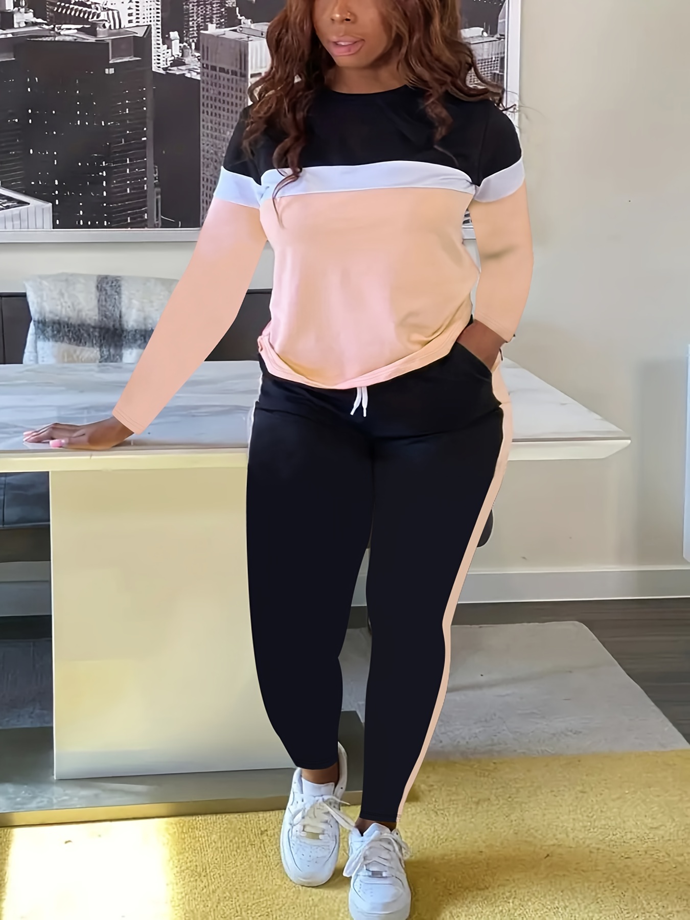 Have Plans Plus Size Pants Set in 2023 | High waisted pants, Cool outfits,  Plus size pants