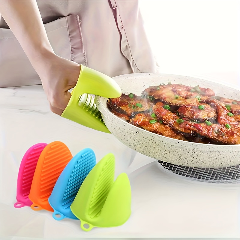 Silicone Pot Holder Clip, Silicone Gloves Kitchen