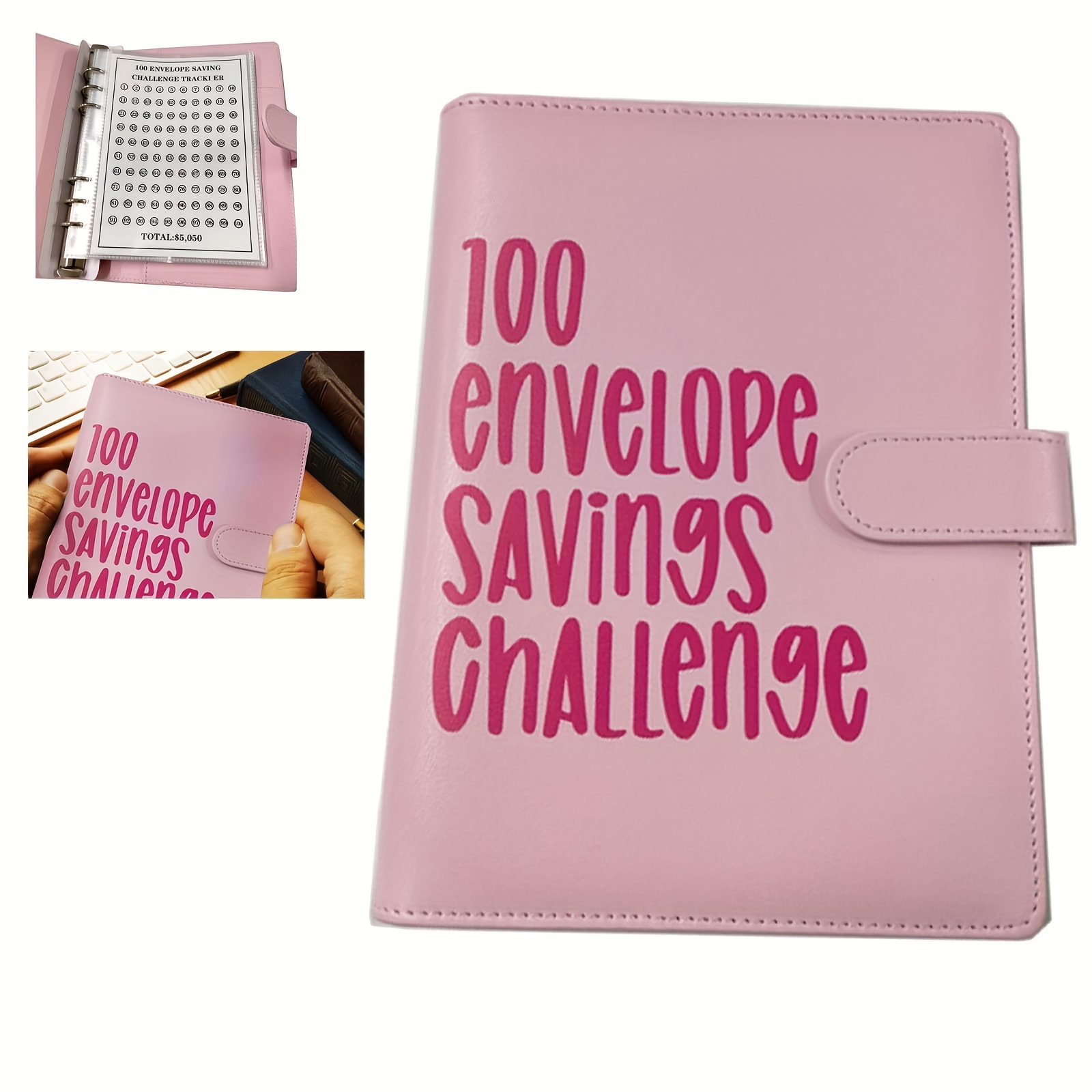 100 Envelope Challenge Binder Budget Binder Cash Envelopes Easy Funny Way  Save 5 050 Savings Challenges Binder Savings Book, High-quality &  Affordable