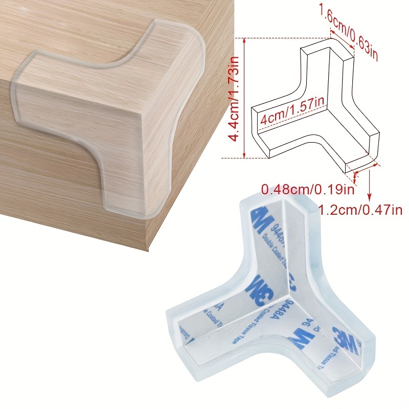 Transparent Table Corner Protectors: Keep Your Kids Safe With  Anti-collision Wrap Corners For Glass Coffee Tables! - Temu