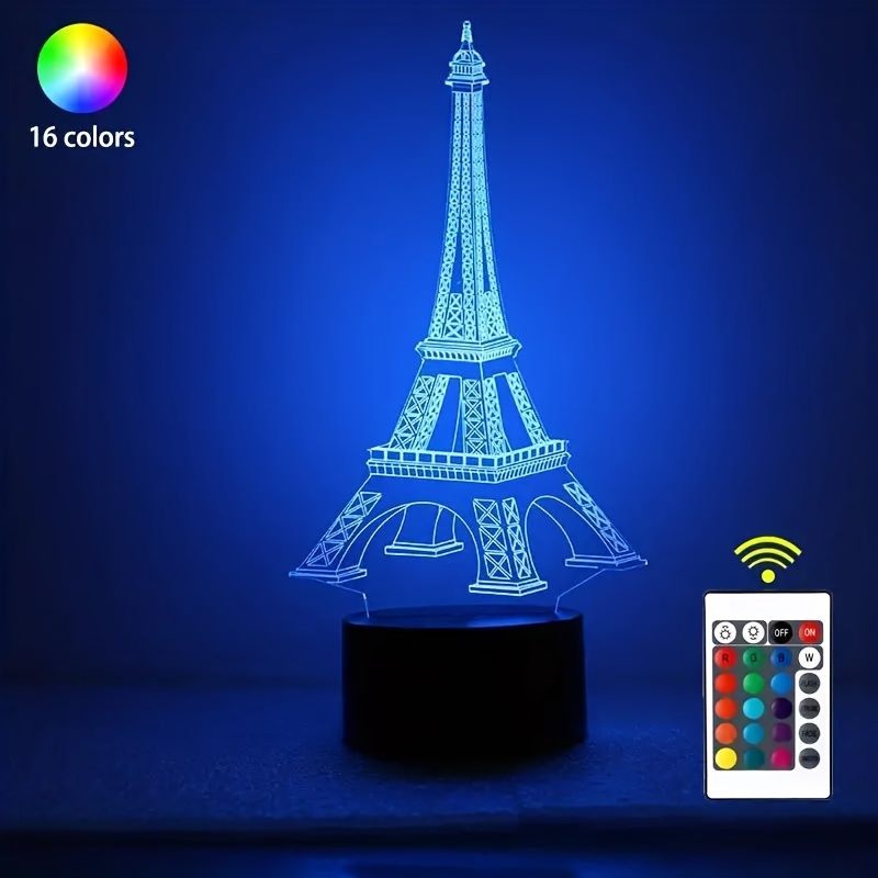 Puzzle 3D - Tour Eiffel la Nuit, avec Led