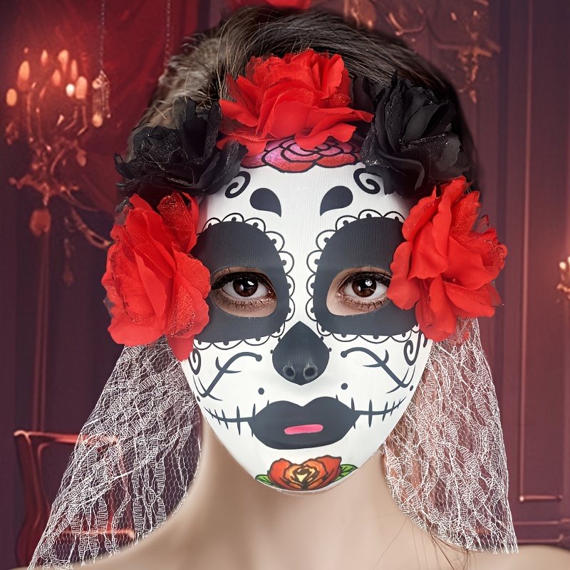 1 Máscara Halloween Máscaras Superhéroe Disfraces Cosplay - Temu Chile
