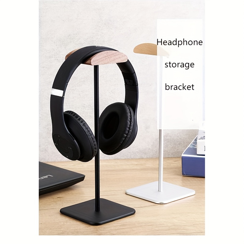 Headphones Stand - Solid Wood Headphone Holder