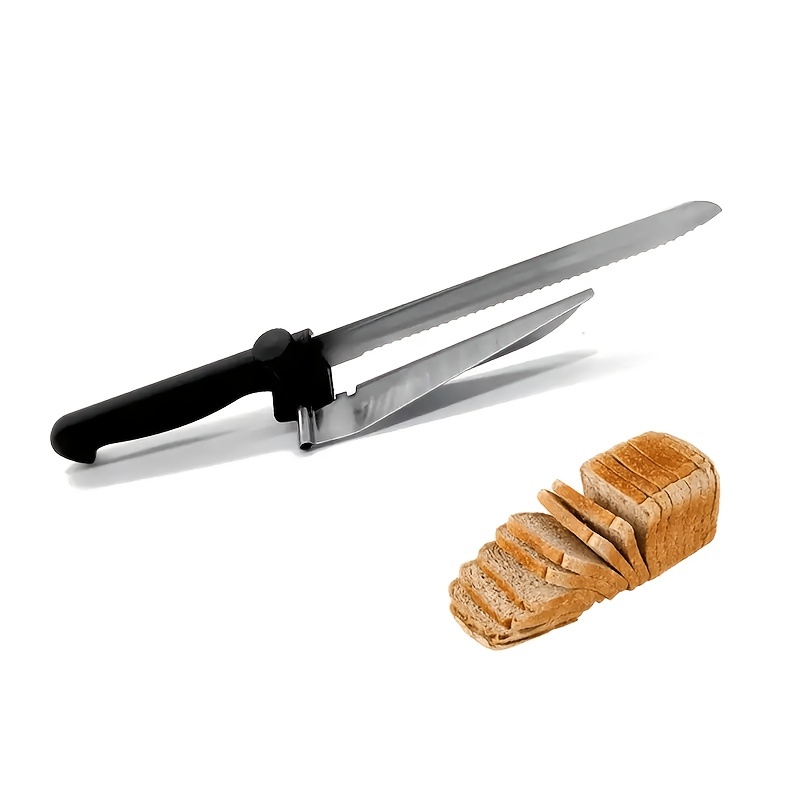 Stainless Steel Bread Knife, Serrated Bread Slicing Knife, Cake Bread Cutter  For Outdoor Picnic - Temu