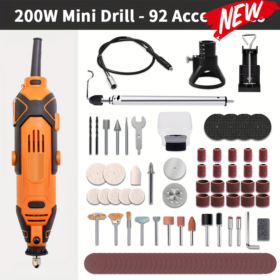 Fashion Craft Drill Hobby Electric Rotary Mini Drill Grinder Sanding  Engraving Set Tool