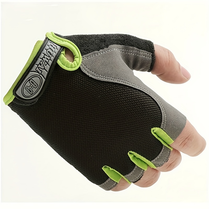  YL TRD V 2 Packs of Non Slip Fingerless Yoga Gloves Exercise  Gloves Workout Gloves (with White dots) : Sports & Outdoors