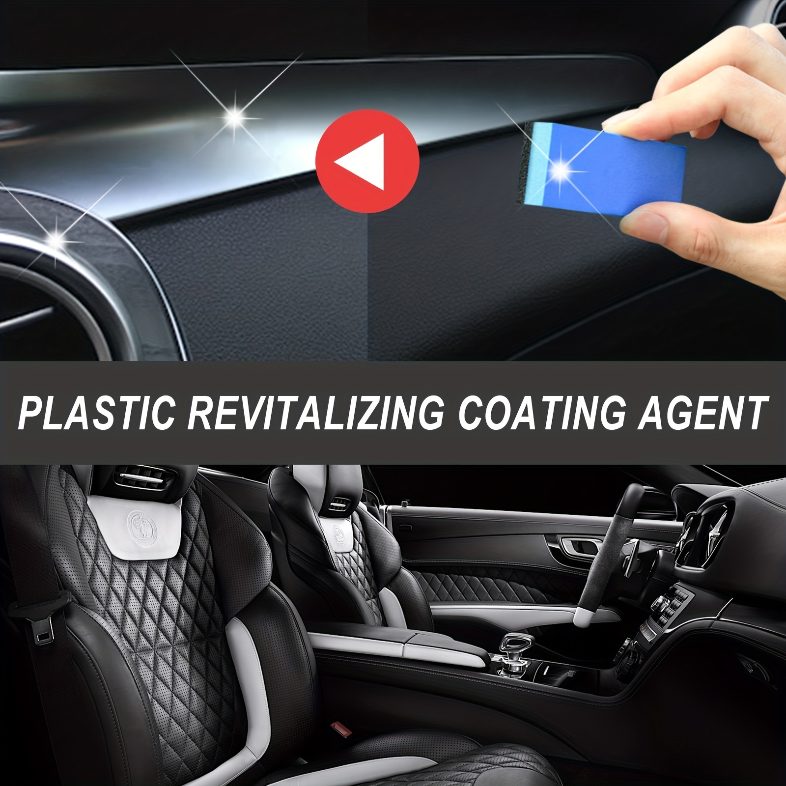 Plastic Revitalizing Coating Agent - Removes Stains & Refurbishes Parts
