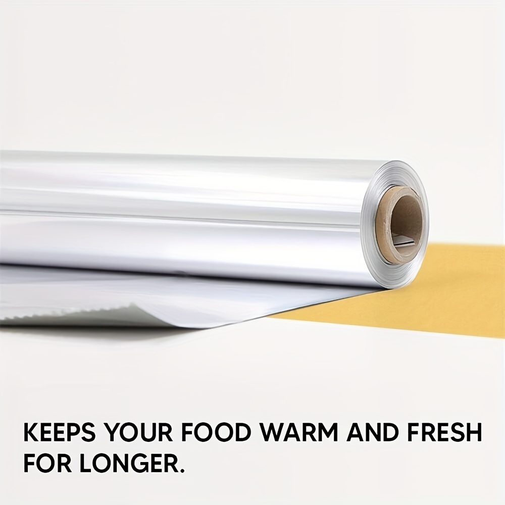 1 Rollo, Rollo De Aluminio, 30 Cm X 5 M, Papel De Aluminio Para Alimentos,  Para