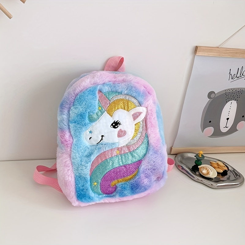 Sac Dos En Peluche Licorne Sac Dos Mignon Dessin Anim Temu