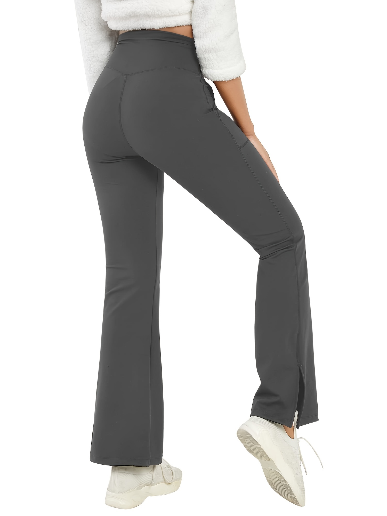 HSMQHJWE Back Pocket Yoga Pants for Women Women's Pure Color