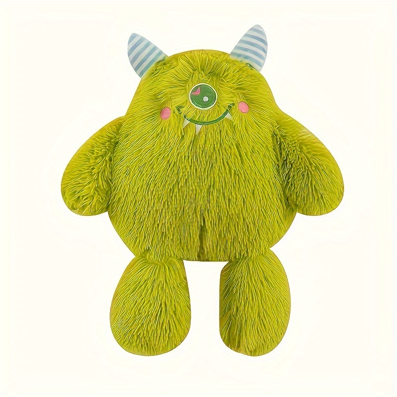 Plush Coral Velvet Little Monster Toys Cute Cartoons Long - Temu ...