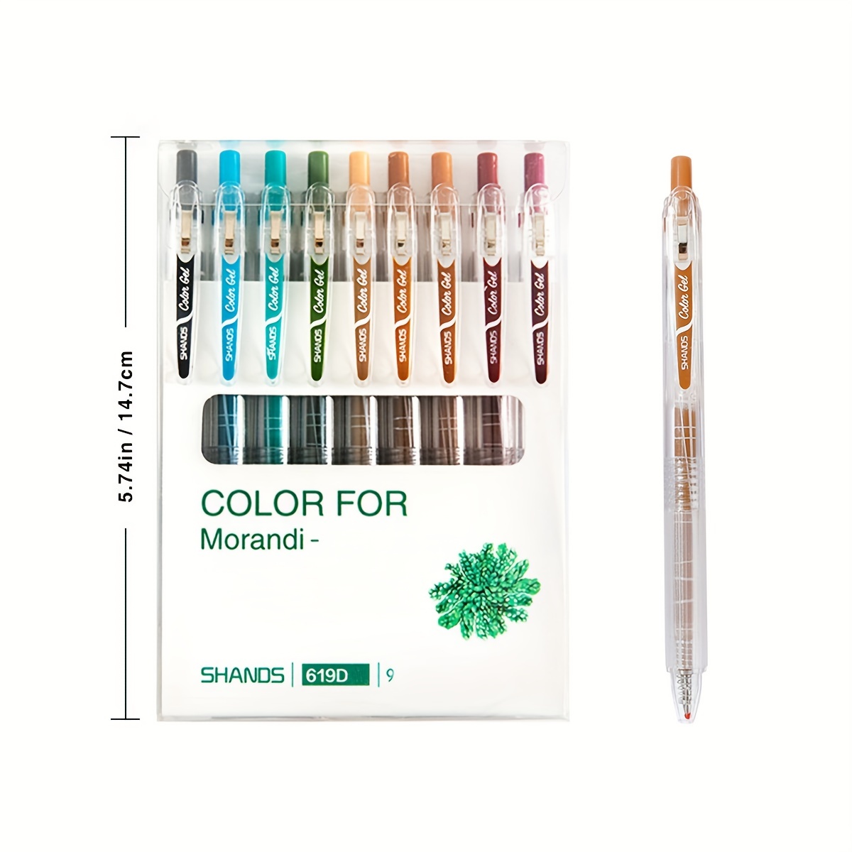 Morandi Shands Color Gel 9 Pen Set 0.5mm Sweet Set 619A 