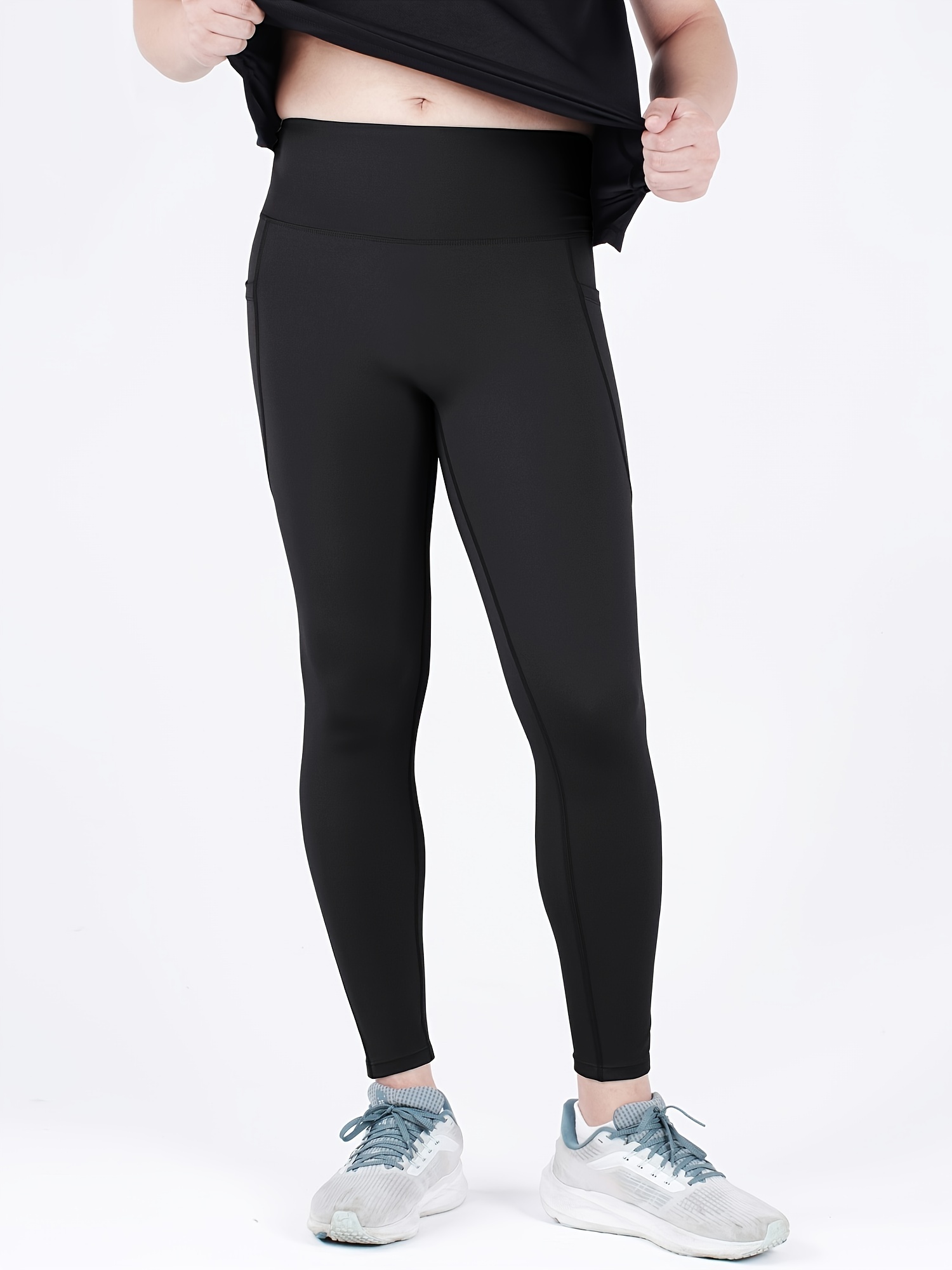 Men's Compression Sports Leggings High Waist Quick Dry Pants