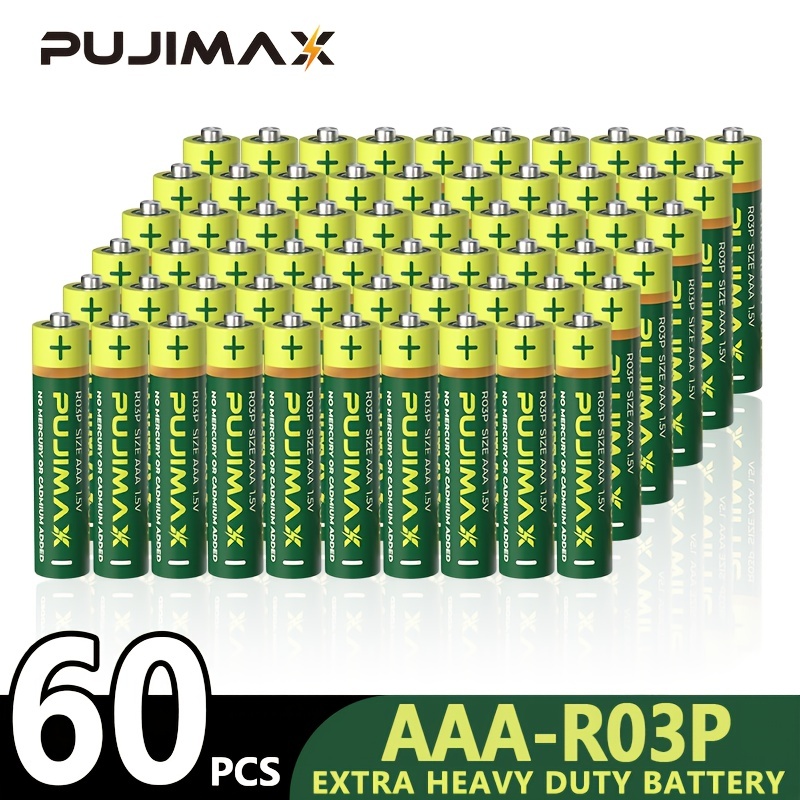AA - Batería recargable de alta capacidad de 2700 mAh (paquete de 12) pilas  AA NiMH con estuche de almacenamiento de batería para dispositivos de alto