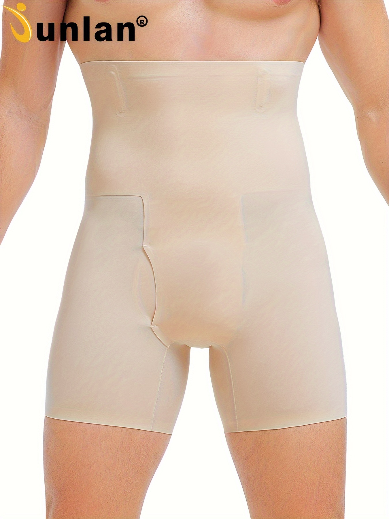 junlan mens shapewear tummy control shorts slimming body shaper high waist compression boxers briefs
