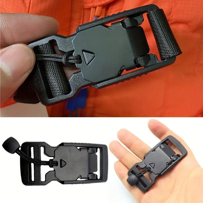 1pc Plastic Webbing Magnetic Release Buckle Strap Clip For Men, Tactical  Belt Bag Accessories