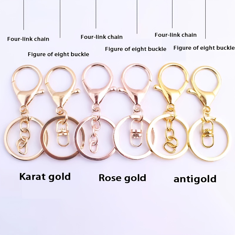 Keychain Long Lobster Clasp Key Hook Keyrings For Jewelry - Temu