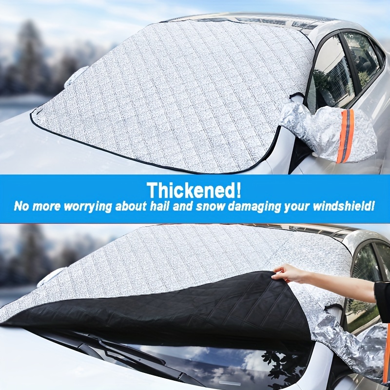  Arecwy Windshield Snow Cover, Windshield Cover for Ice