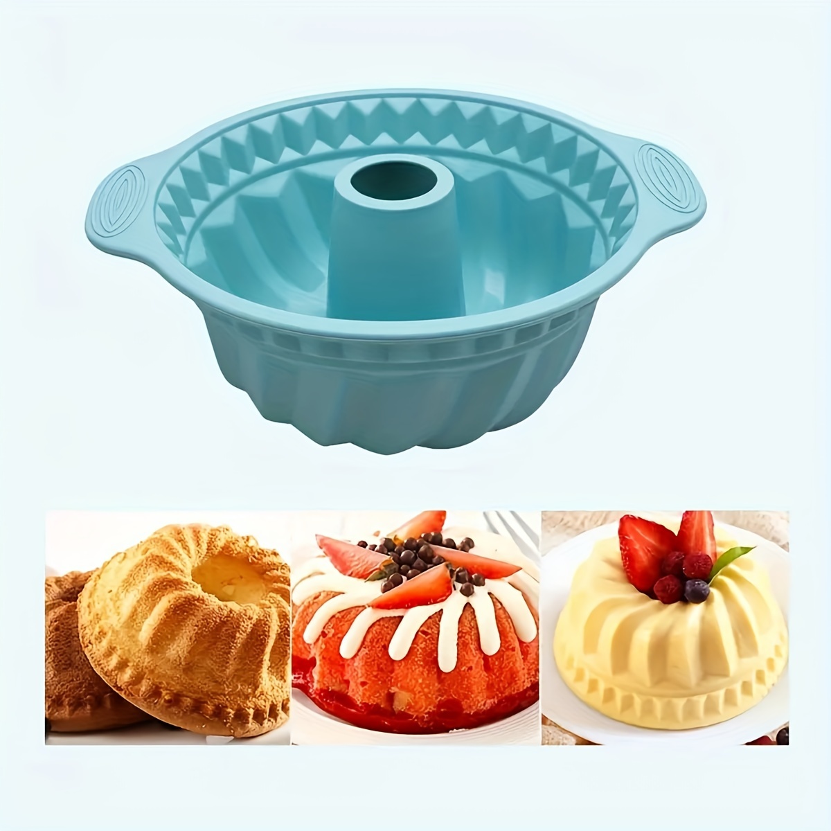 5 Piece Non-Stick Silicone Cake Baking Set with Baking Tray, Donuts, Toast  Molds, Round Cake Pan, 5-in-1 High Temperature Resistant Silicone Baking  Mold, Kitchen Utensils Baking Supplies Halloween Christmas Party Favor